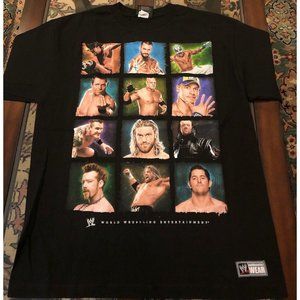 WWE T-Shirt Fan Appreciation Day Hartford Connecticut XL Cena Taker Mysterio
